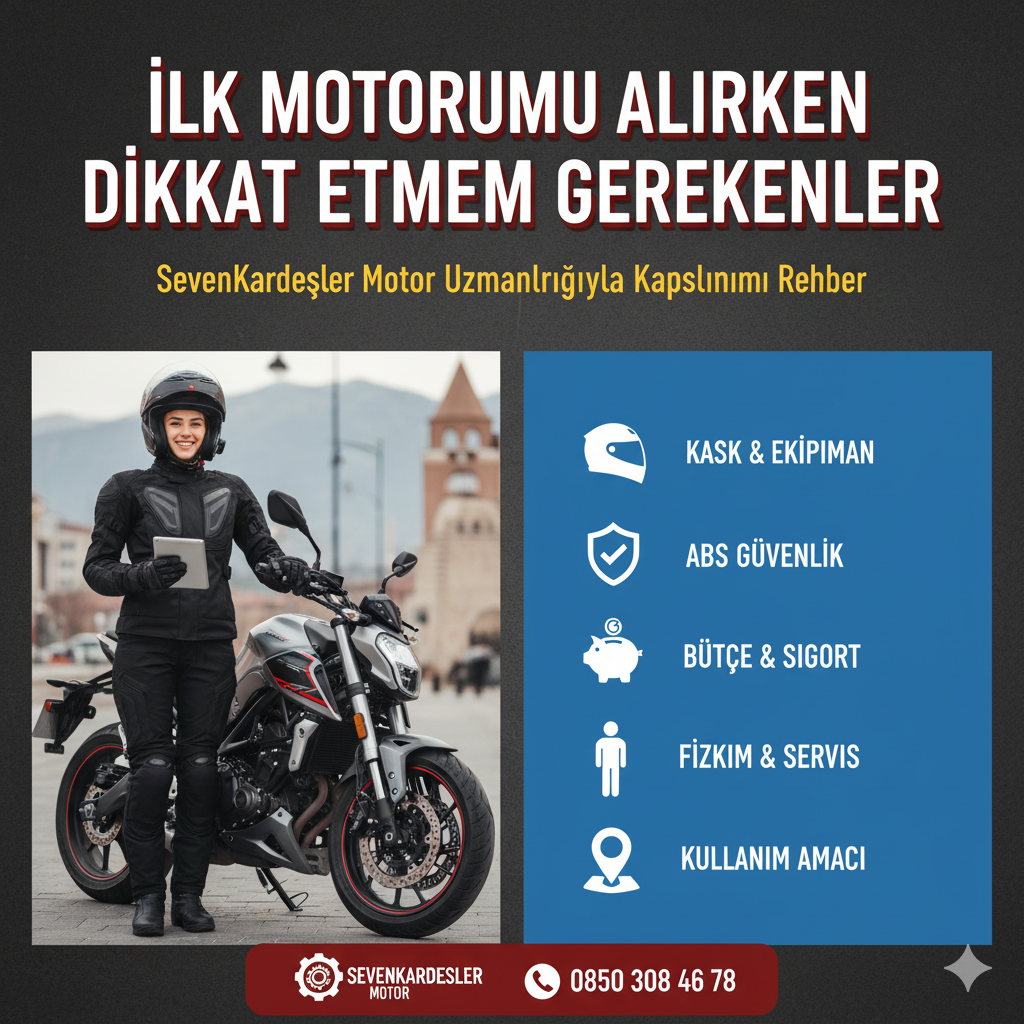 İLK MOTORUMU ALIRKEN DİKKAT ETMEM GEREKENLER