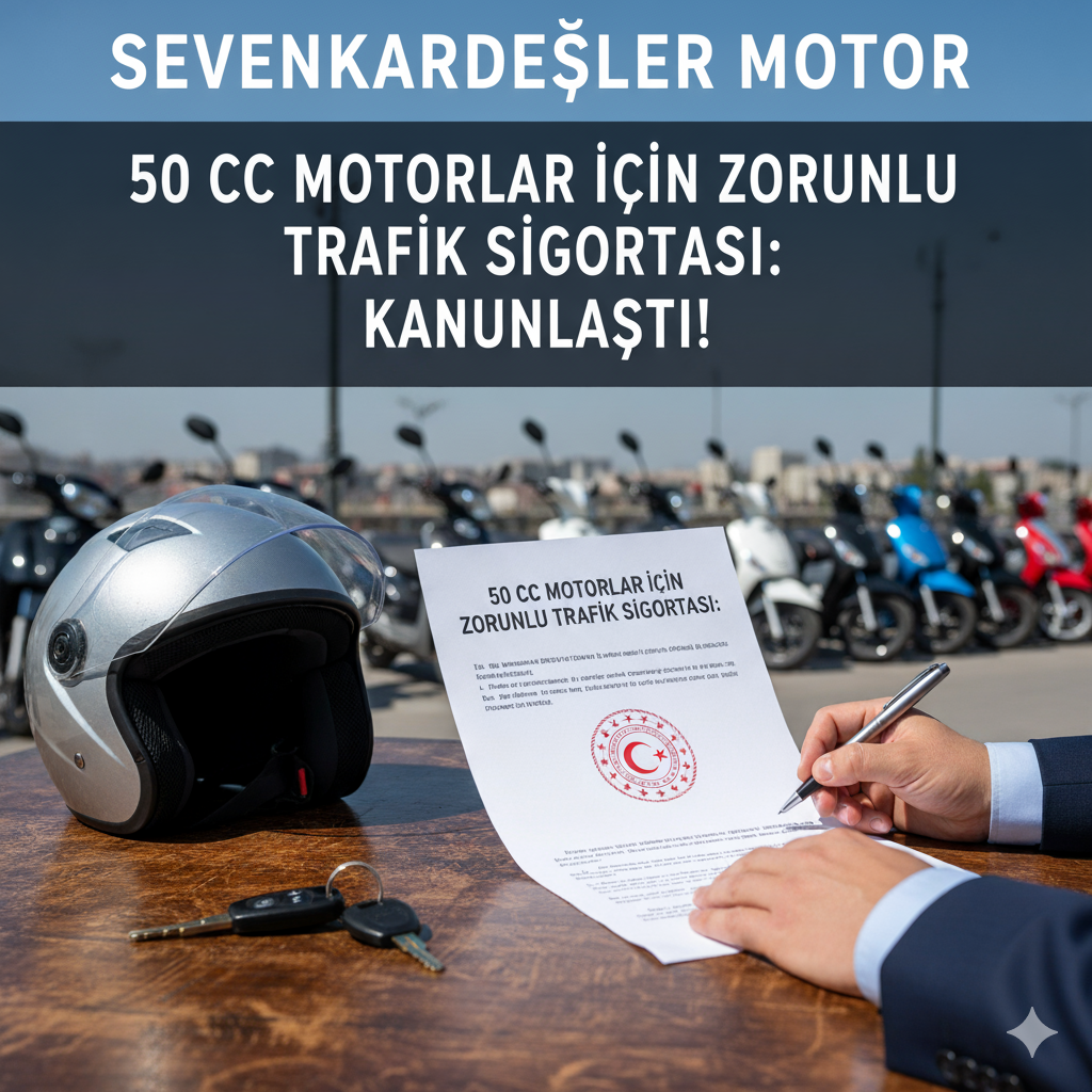 50 cc Motorlar İçin Zorunlu Trafik Sigortası: Kanunlaştı!