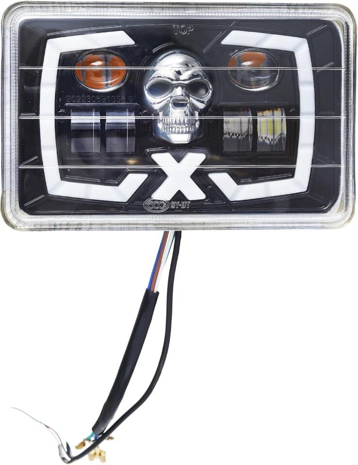 Far Atomu Özel Mercek Ledli Kurukafa 714 Alüminyum Cg/Kuba