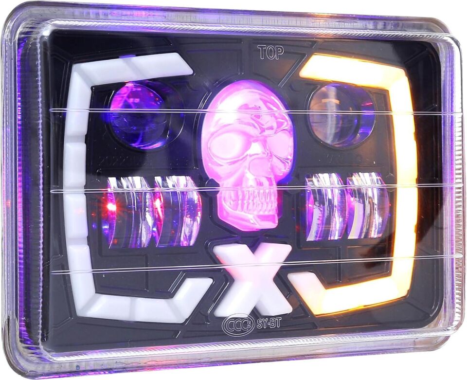 Far Atomu Özel Mercek Ledli Kurukafa 714 Alüminyum Cg/Kuba