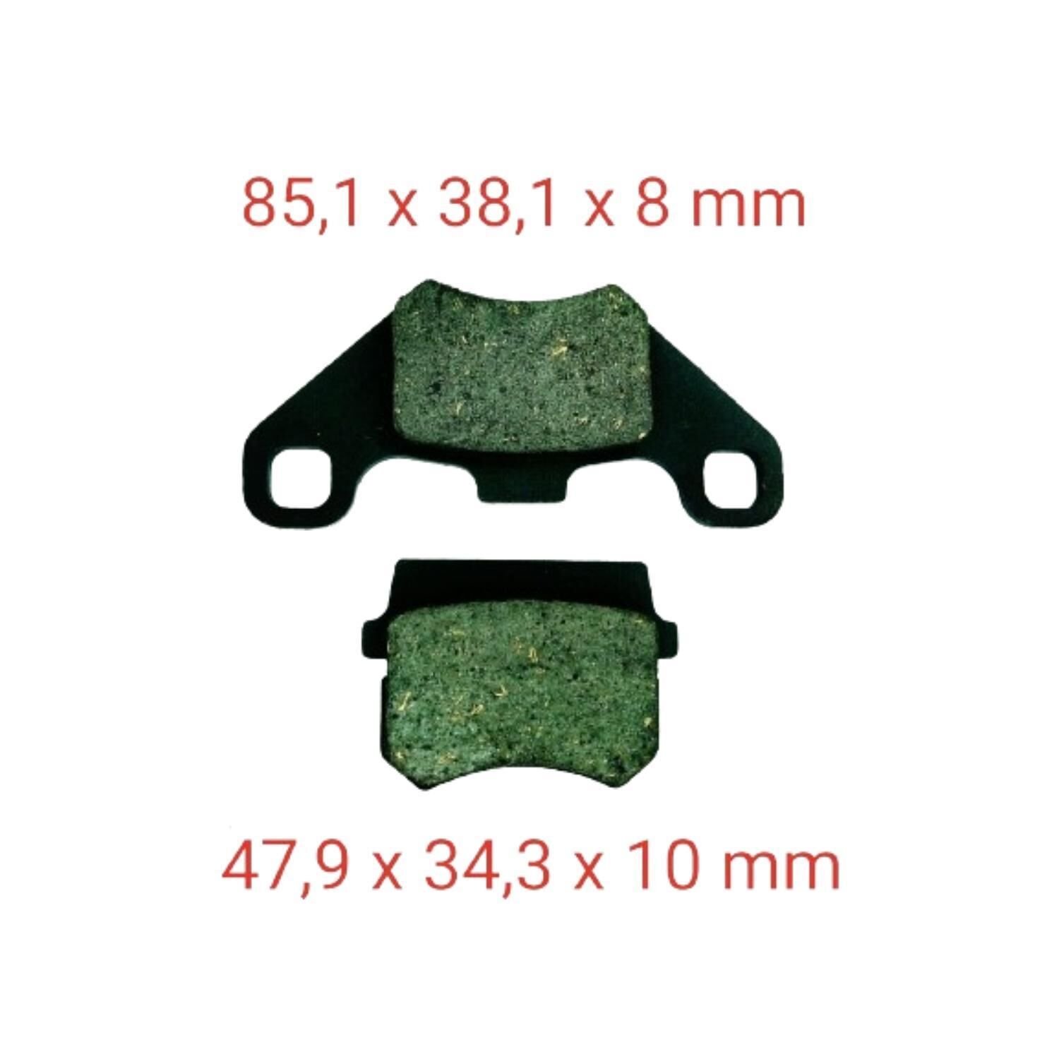 Mondial Atv Terratrack 200 Ön Fren Disk Balatası Orj