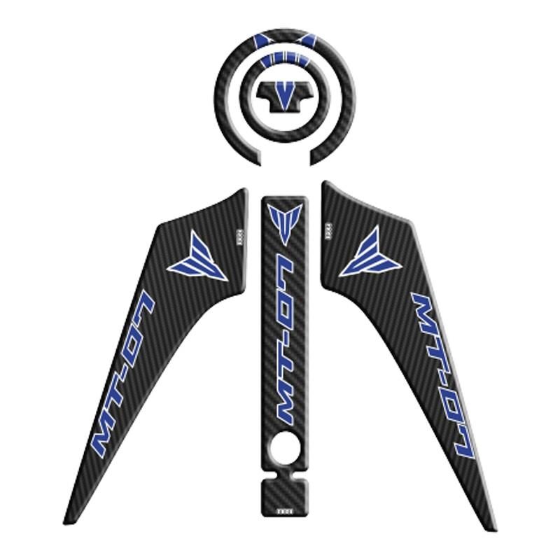 Yamaha Mt07 2014 - 2017 Uyumlu Tank Pad Set 001