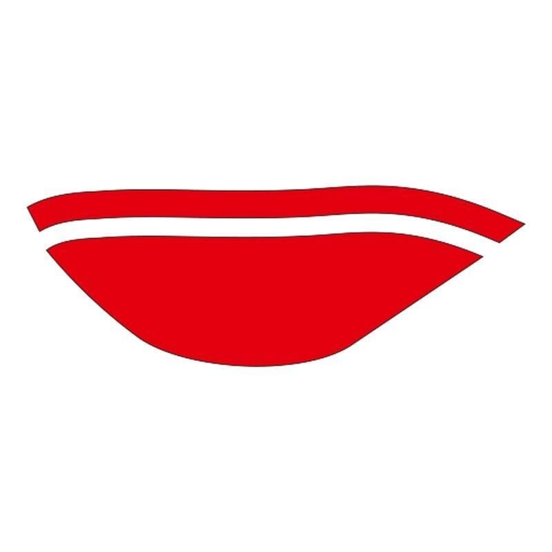 Cg Kırmızı Ön Çamurluk Sticker