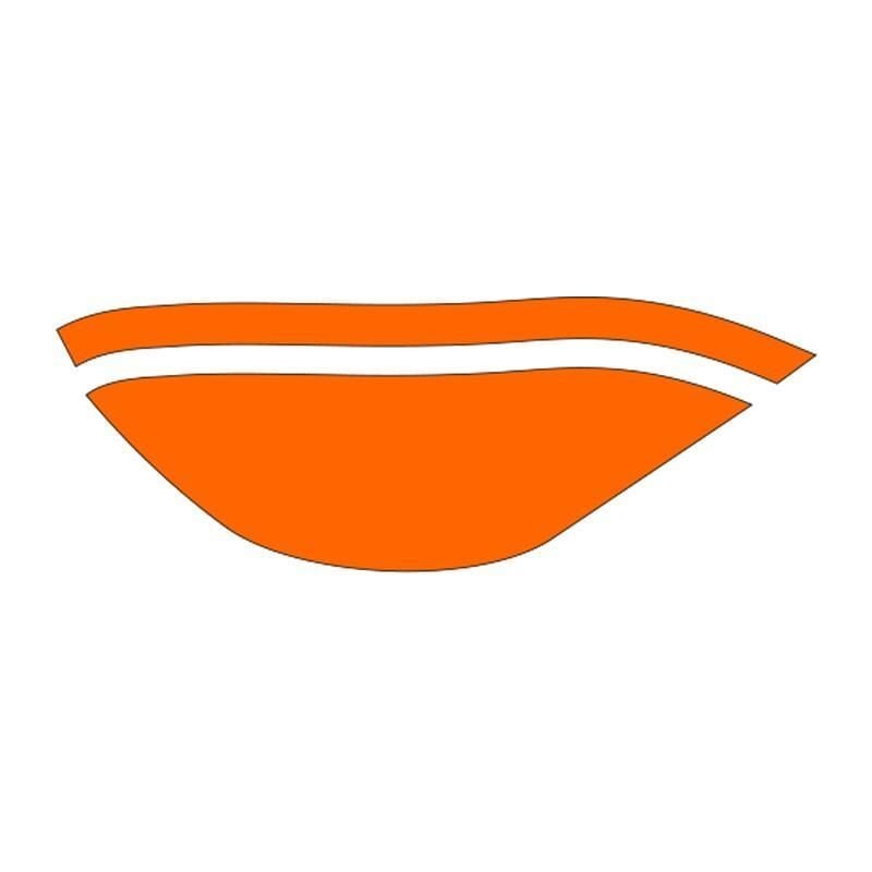 Cg Flo Turuncu Ön Çamurluk Sticker