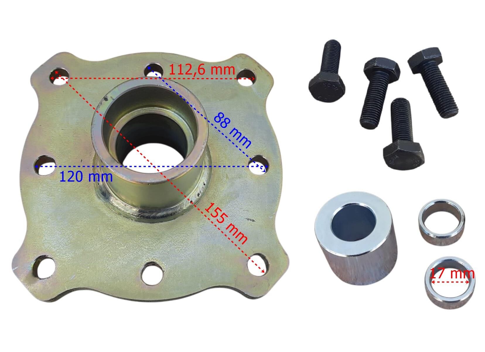 Atv Mxu150 Ön Porya 8 Delikli 3 Burçlu Çıplak Öm