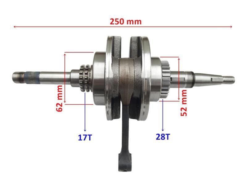 Kuba Santa 125 Zenzero Krank Komple Rmg