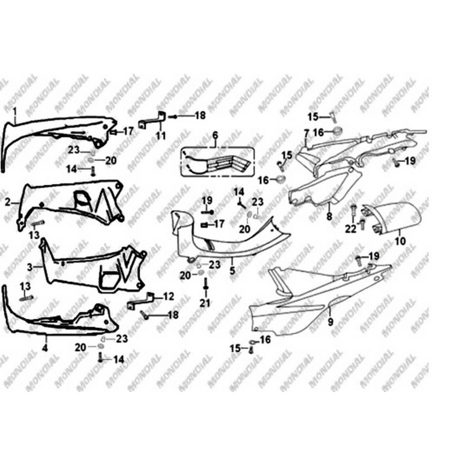 Mondial 100 Mfh Sol Dizlik İç Siyah 2011 Orj