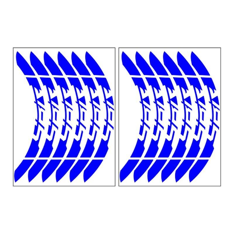 Yamaha Reflektör Mavi Ybr Uyumlu Büyük 1 Set Jant Şeridi