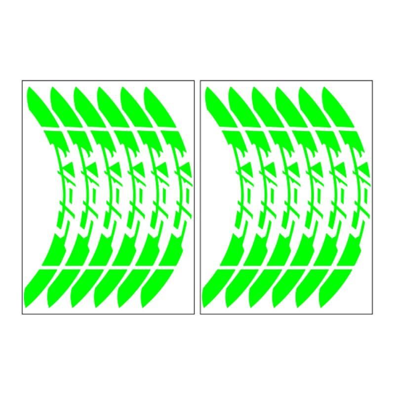 Yamaha Florasan Yeşil Ybr Uyumlu Büyük 1 Set Jant Şeridi