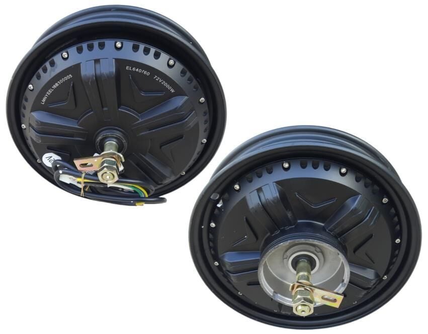 E-Mon Jk 3000 Arka Jant Motor Siyah 2.50-12 72V 2000W Orj