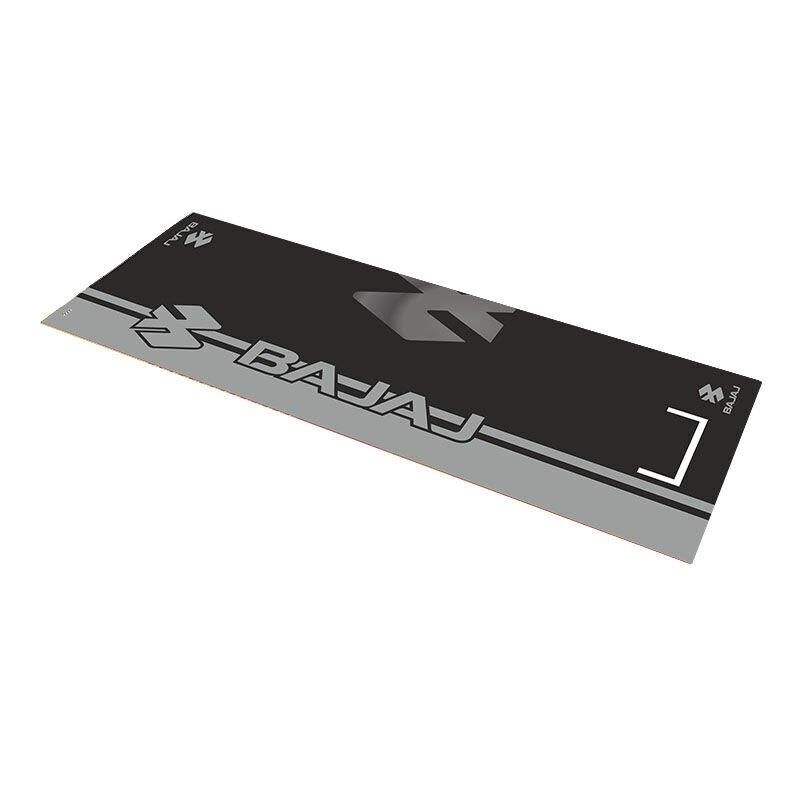 Bajaj Gri Desenli 80 X 220 Cm Kaydırmaz Motosiklet Halısı