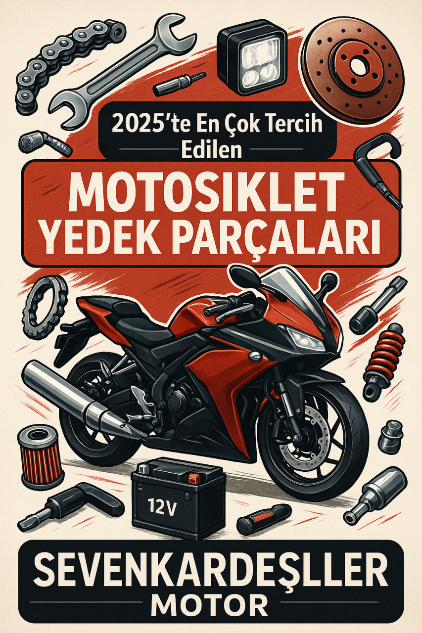 2025’te En Çok Tercih Edilen Motosiklet Yedek Parçaları