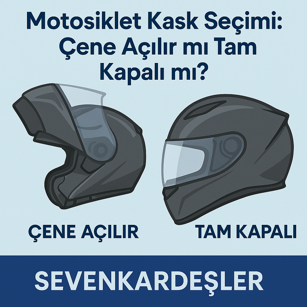 Motosiklet Kask Seçimi: Çene Açılır mı Tam Kapalı mı?