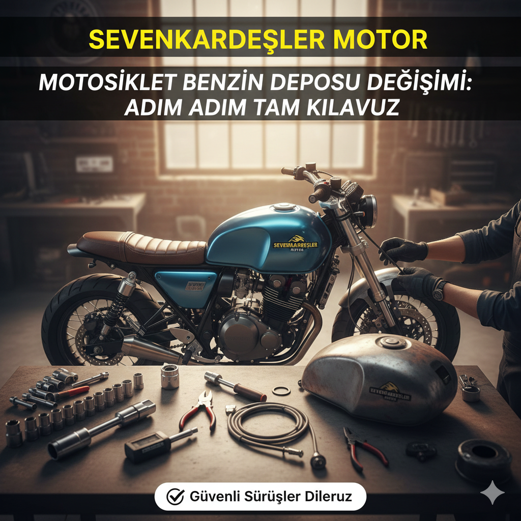 Motosiklet Benzin Deposu Değişimi Nasıl Yapılır