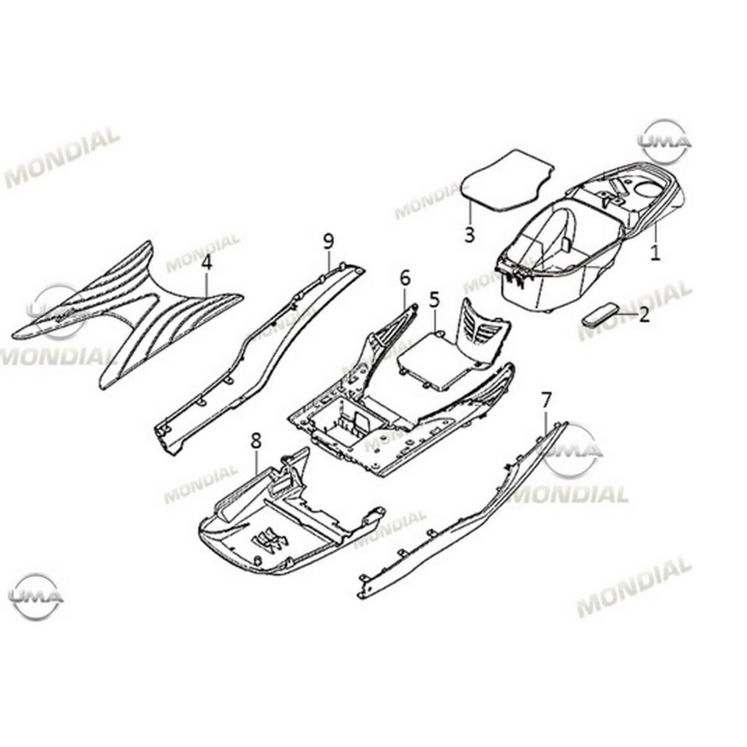 Ritmica 100-110 Speedy Sele Altı Bağaj Orj