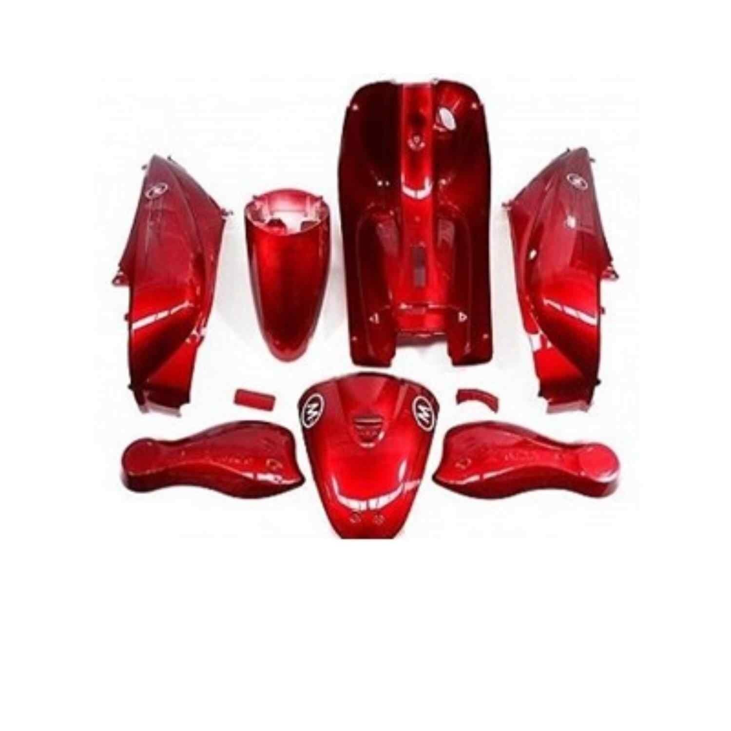 Yuki Kaporta Seti E Bıke E Mch Yuki Dünya A92 Kırmızı