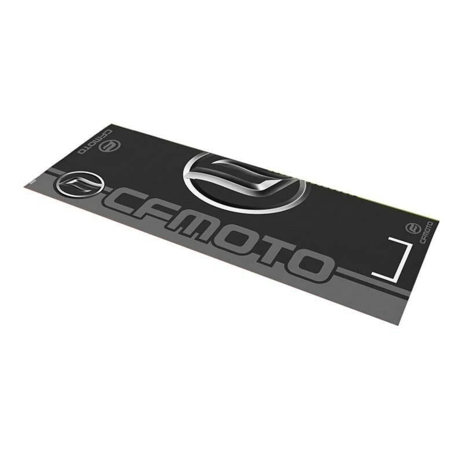 Cf Moto Uyumlu Gri Desenli 80 X 220 Cm Kaydırmaz Motosiklet Halısı