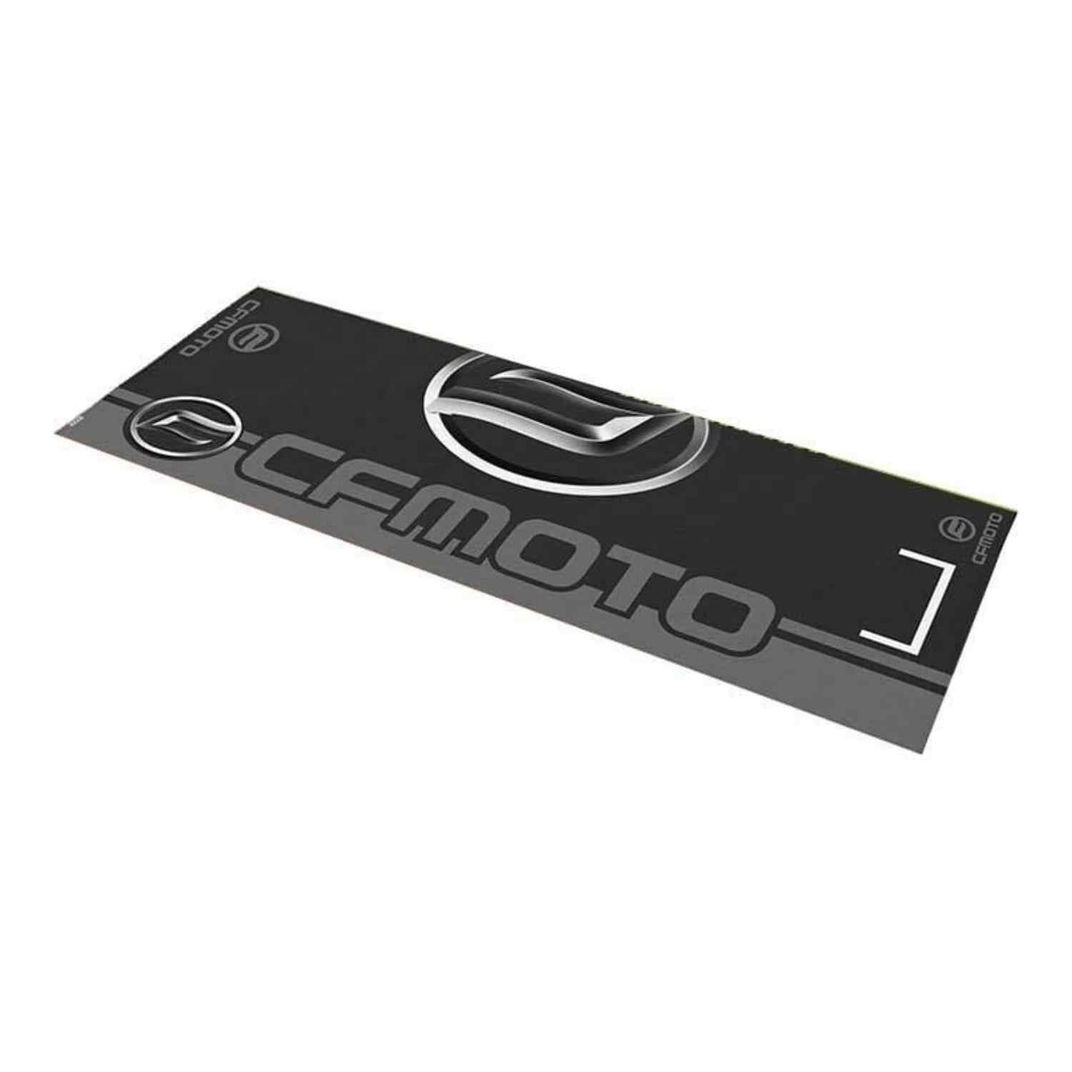 Cf Moto Uyumlu Gri Desenli 80 X 220 Cm Kaydırmaz Motosiklet Halısı