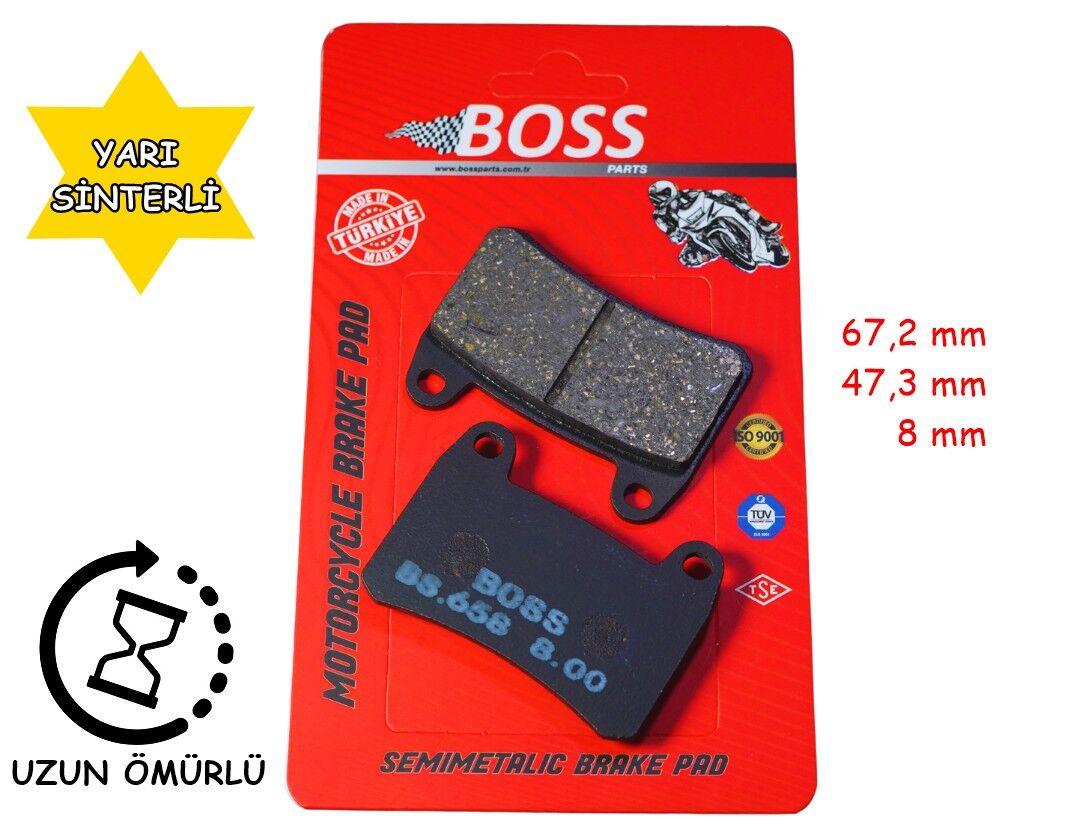 Mondial Ön Fren Disk Balatası Boss Fa658 Buccaneer 250İ - Nevada