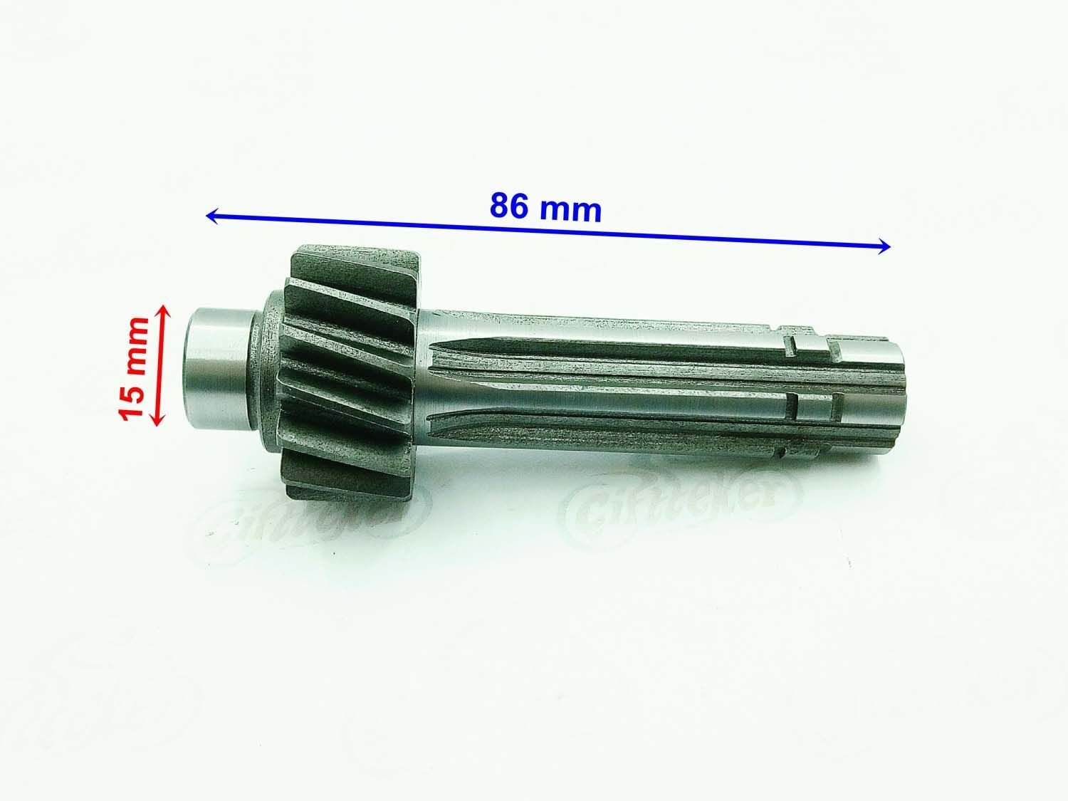 E-Yükarabasışanzımanmiliçap17X15T6Kanallıdişçap31