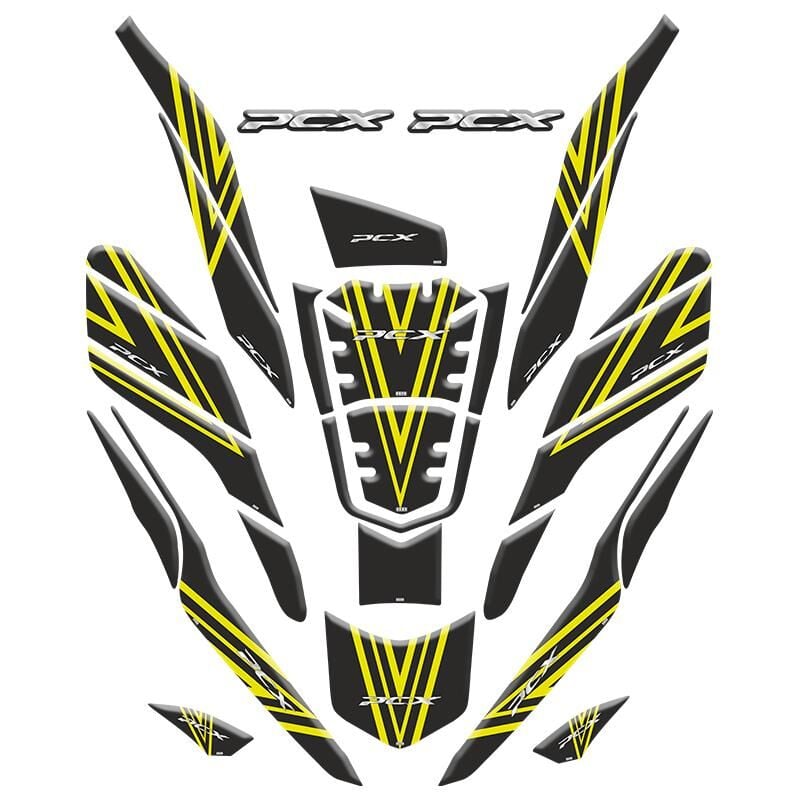 Honda Pcx 2021 - 2024 Uyumlu Tank Pad Set 008