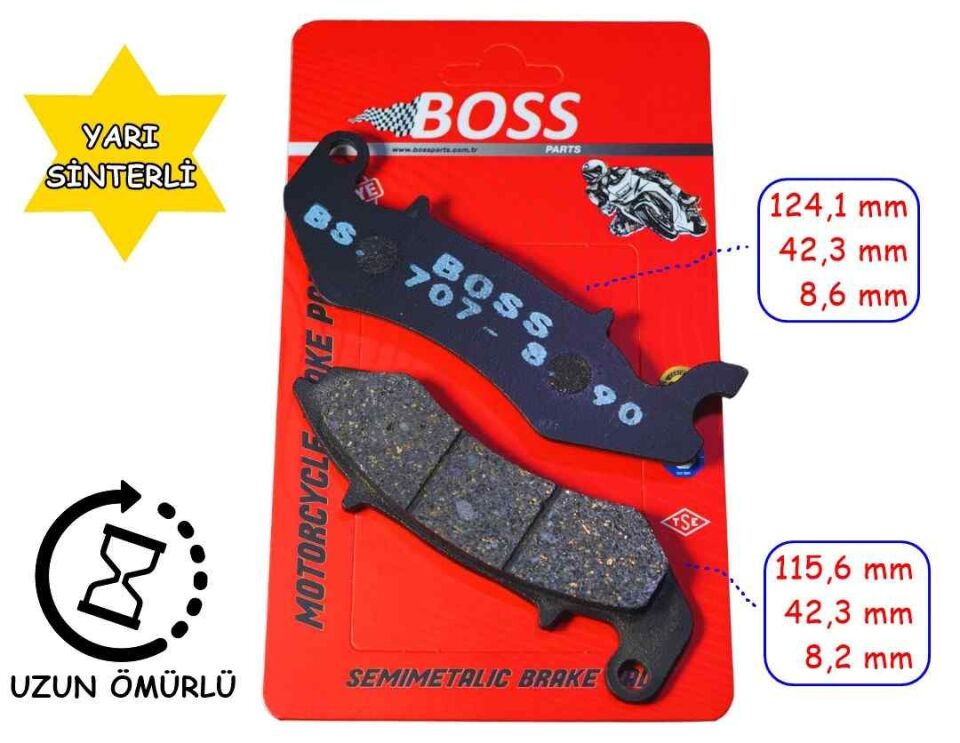 Rks Srk125 Ön Fren Disk Balatası Em Boss Fa707