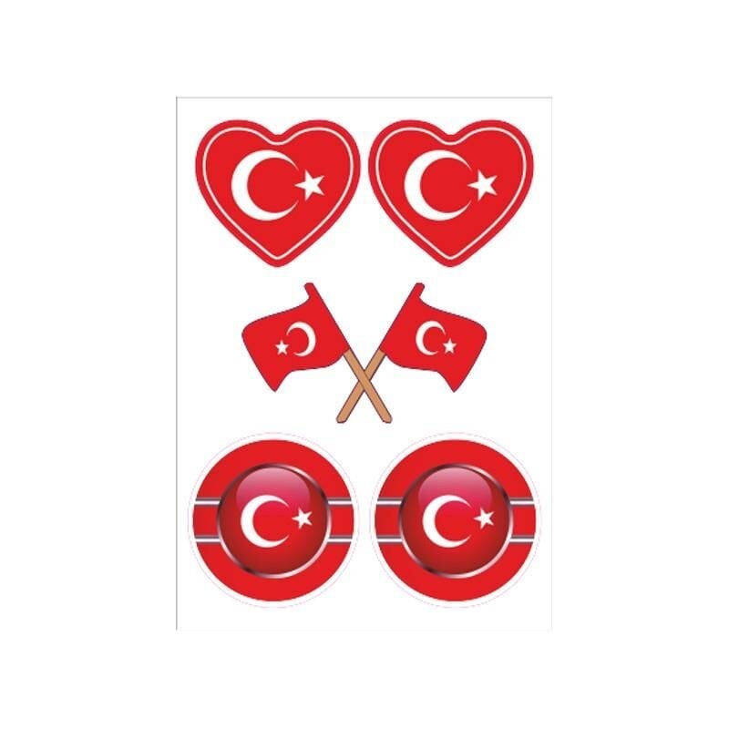 A5 Sticker 064 Tek Paket Çoklu