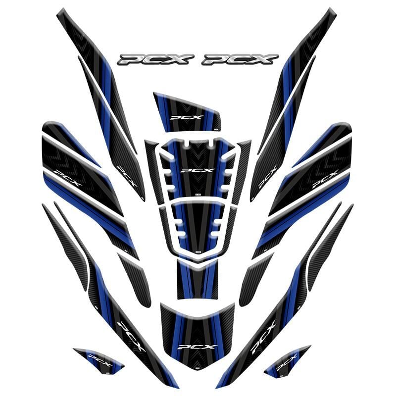Honda Pcx 2021 - 2024 Uyumlu Tank Pad Set 009