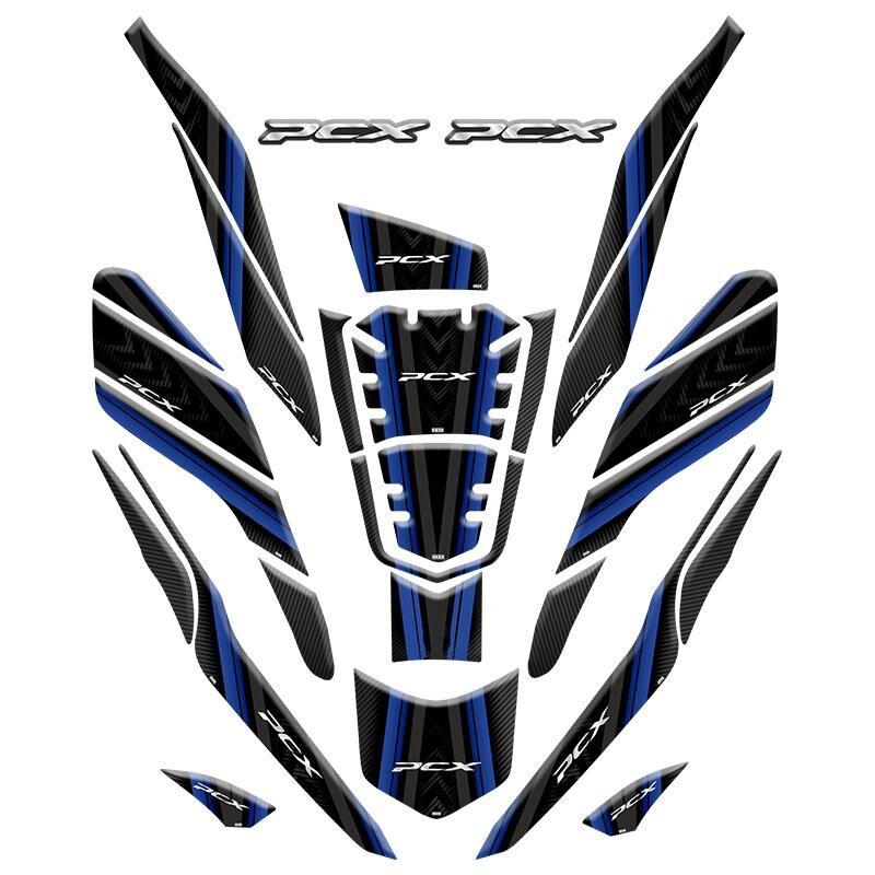 Honda Pcx 2021 - 2023 Uyumlu Tank Pad Set 009