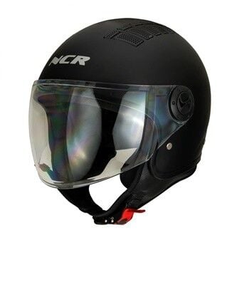 Kask Çenesiz 230 Ece Belgeli-Parlak Siyah Xl Beden