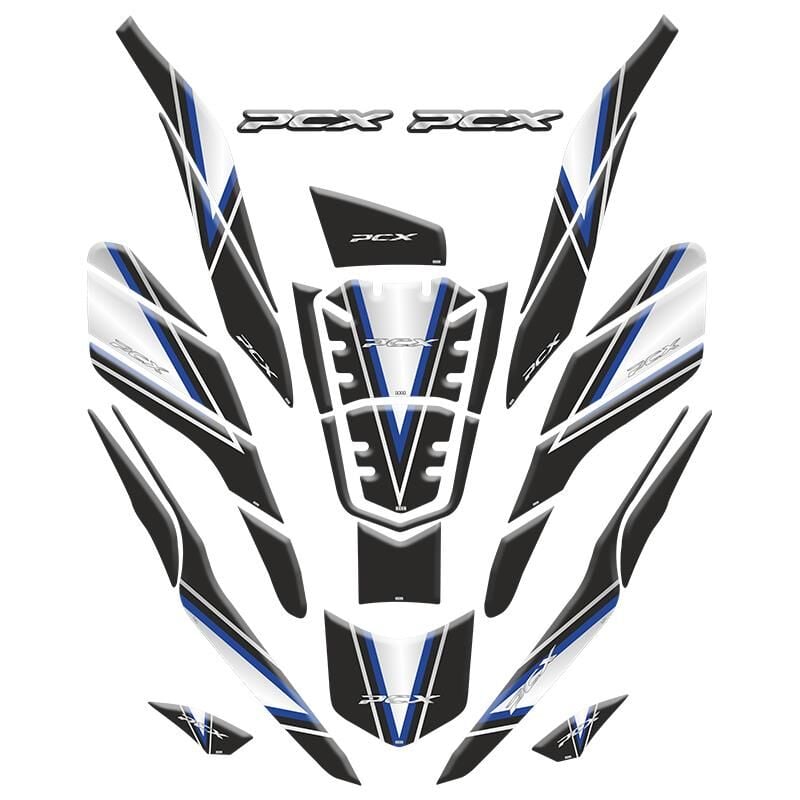 Honda Pcx 2021 - 2024 Uyumlu Tank Pad Set 010