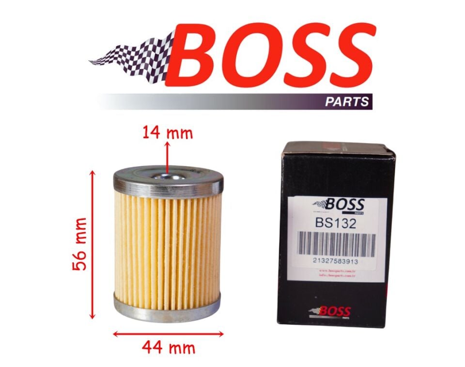 Suzukı Yağ Filtresi Boss Bs132 (Hf132) 44-56-14 Mm Xmax 400, An 400 Burgman, Sym Max 400İ