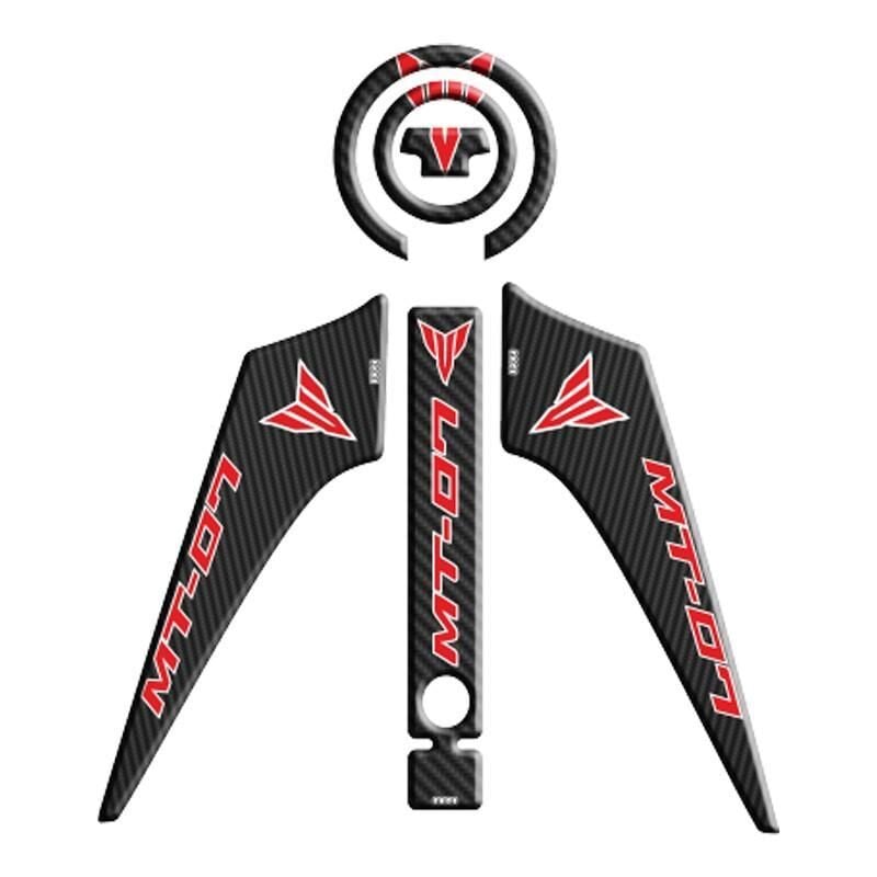 Yamaha Mt07 2014 - 2017 Uyumlu Tank Pad Set 002