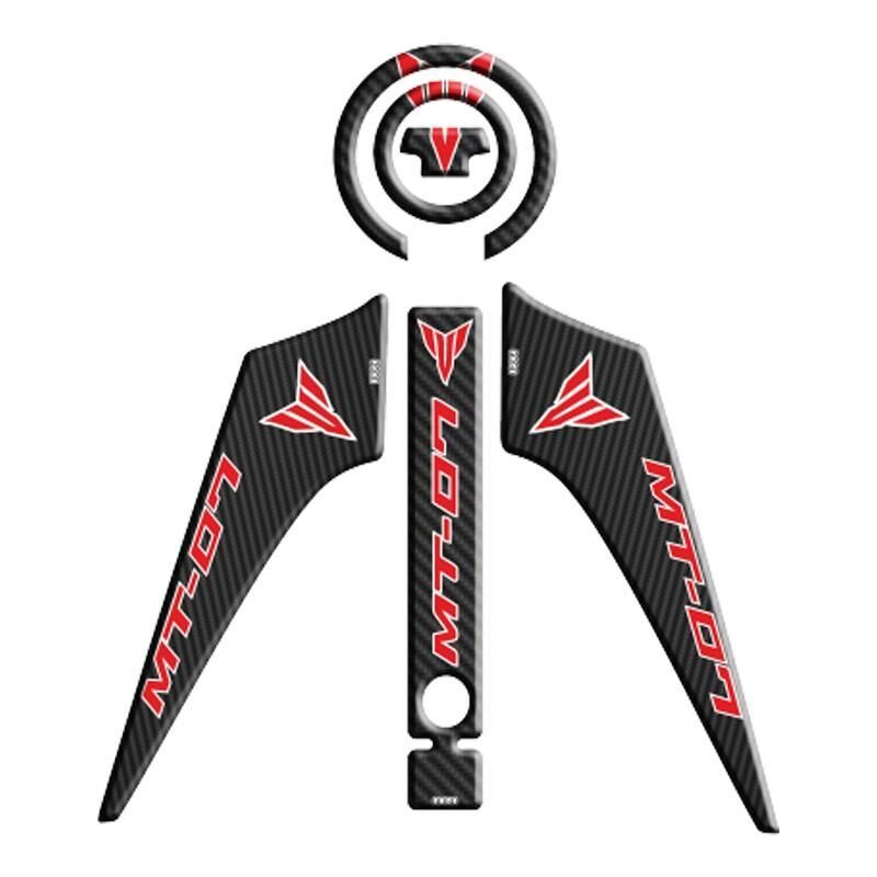 Yamaha Mt07 2014 - 2017 Uyumlu Tank Pad Set 002