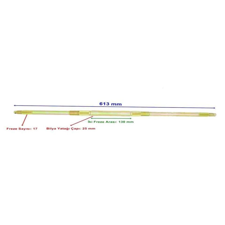 Atv 110 Aks 613 Mm Bilya Yatağı 25 17 Freze Öm