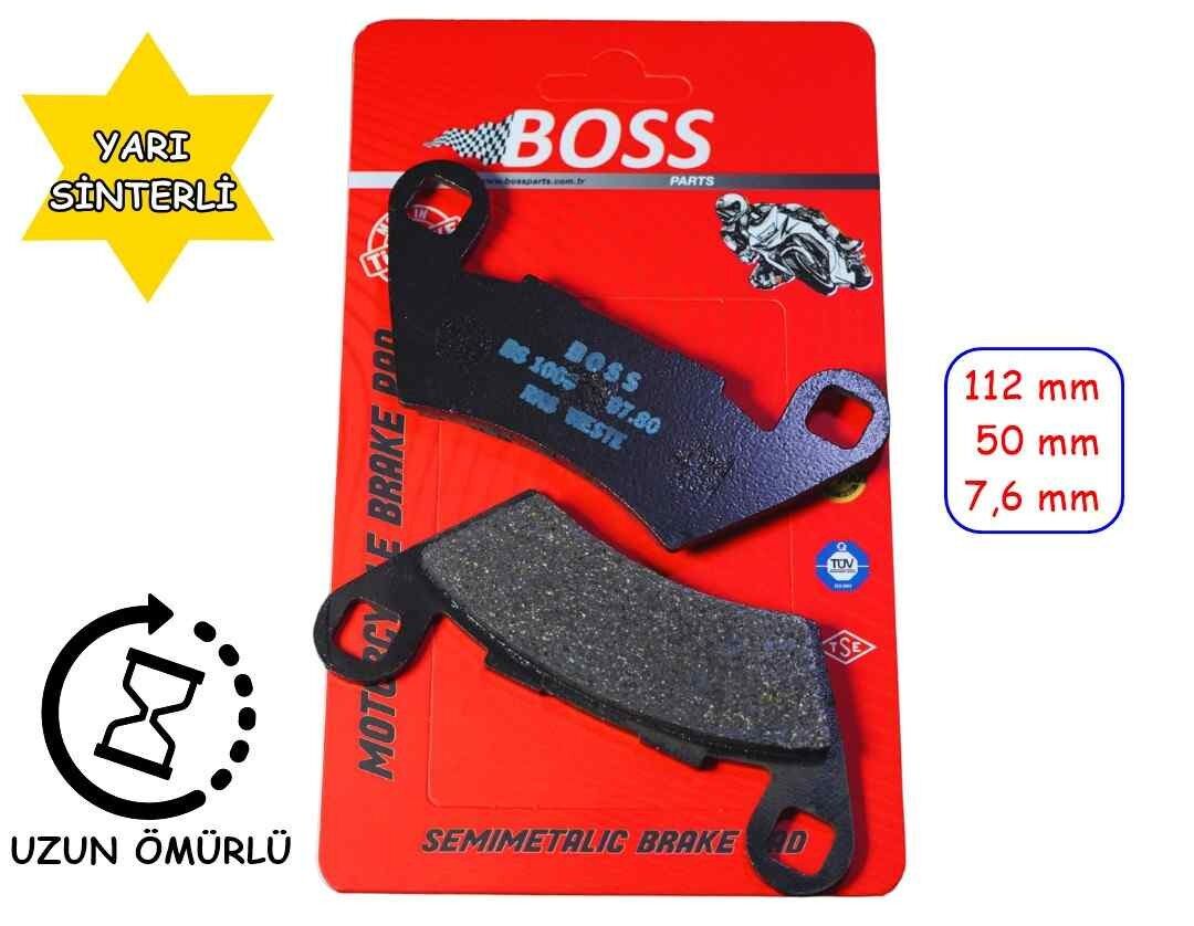 Mondial Ressivo 250 Arka Fren Disk Balatası Boss Bs1006