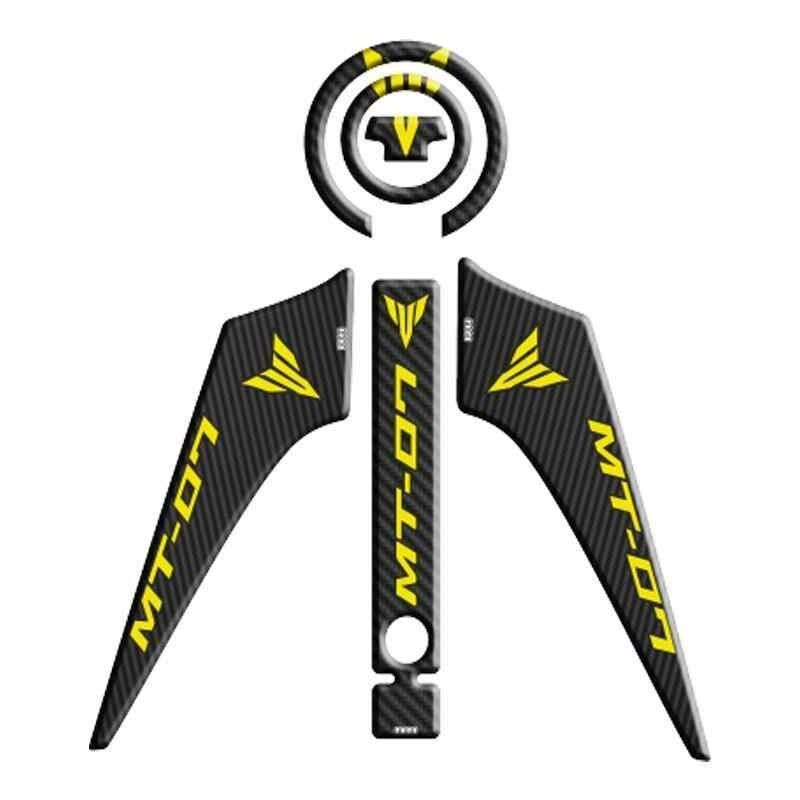 Yamaha Mt07 2014 - 2017 Uyumlu Tank Pad Set 003