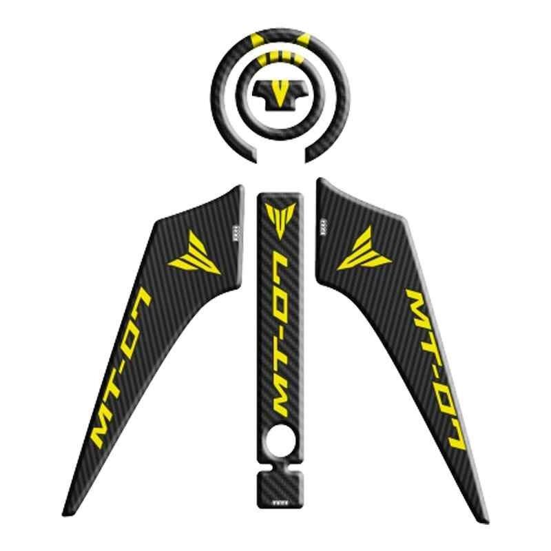 Yamaha Mt07 2014 - 2017 Uyumlu Tank Pad Set 005