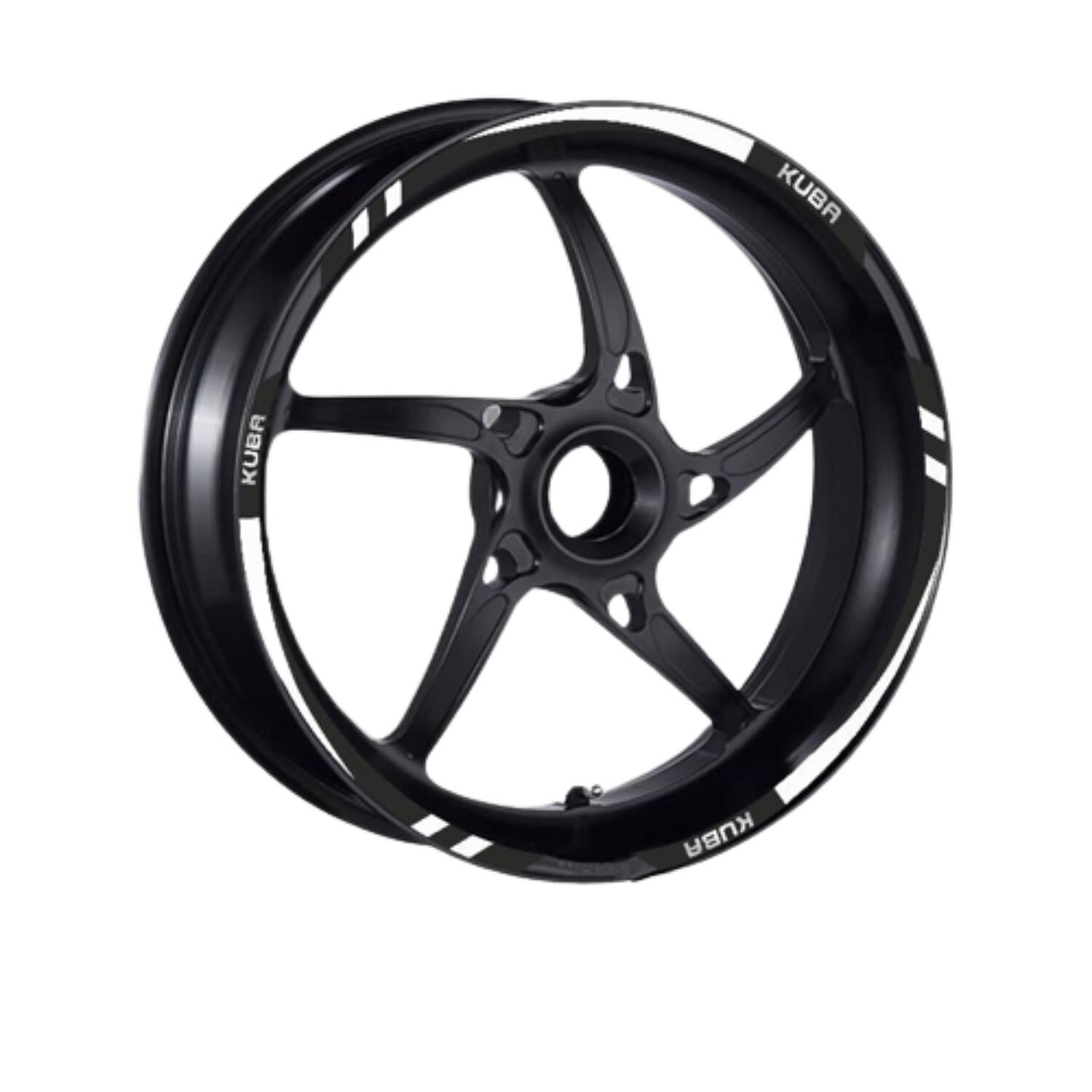 Kuba Uyumlu Beyaz Reflektör 1 Set Jant Şeridi