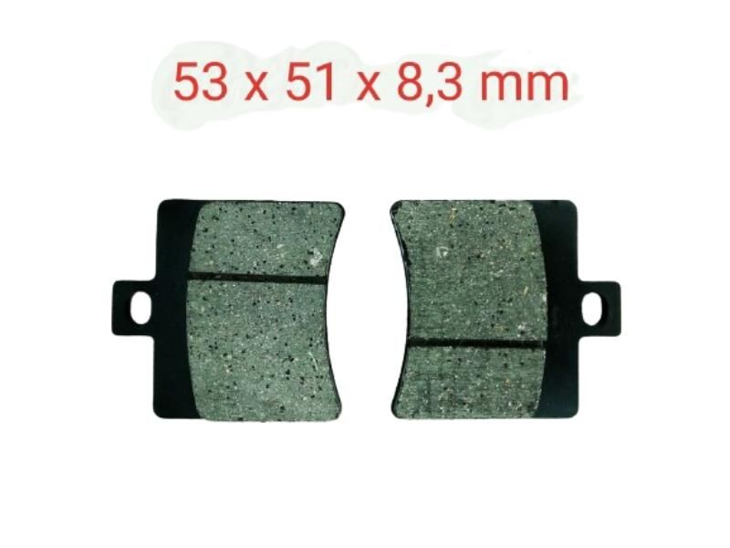 Mondial Arka Fren Disk Balatası Volta Apec Apx5 150 - Proostreet 125