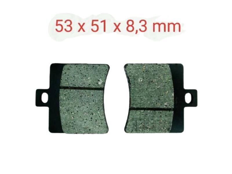 Mondial Arka Fren Disk Balatası Volta Apec Apx5 150 - Proostreet 125