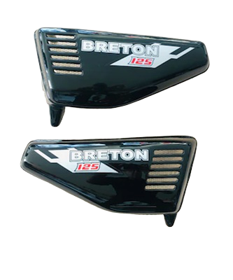 Yan Kapak 125 Breton Siyah Takım