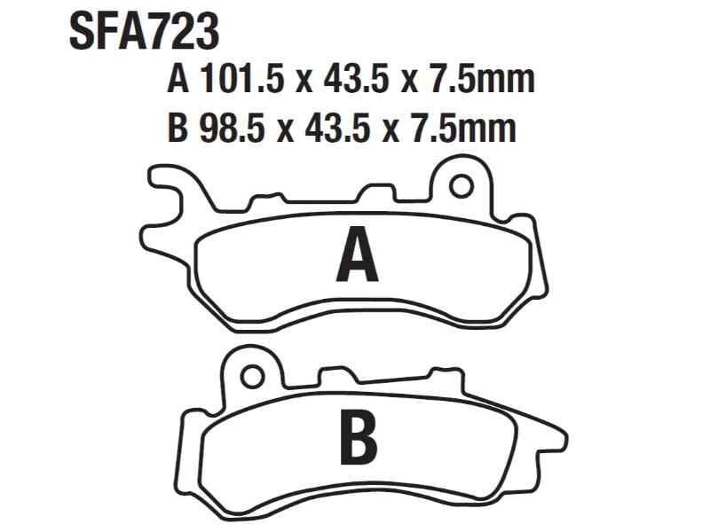 Rks Bitter 125 Ön Fren Disk Balatası Sfa723