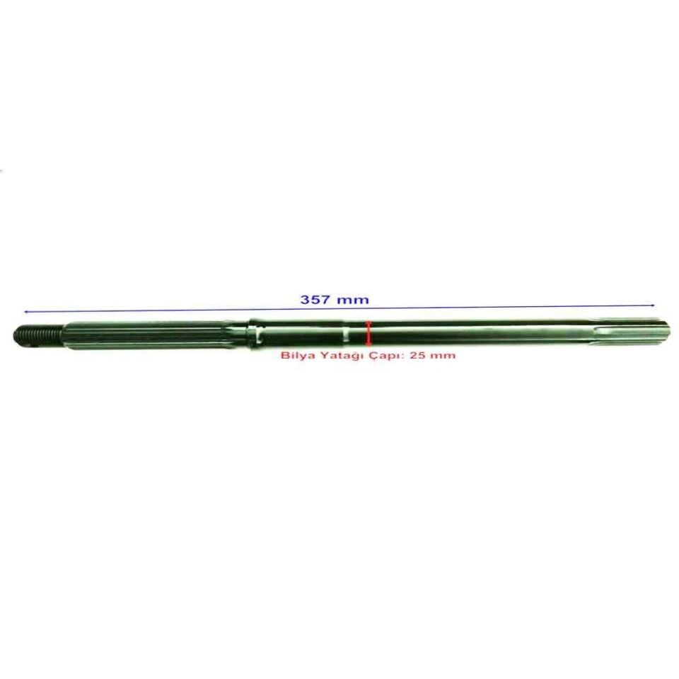 Atv Yuki 200 Aks 357Xbilya Yatağı 25X6-23 Freze Kısa Öm