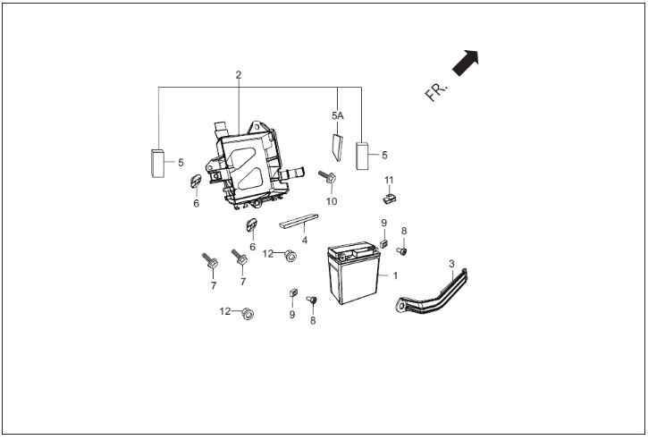 Hero X Pulse 200 4V (Xp E5) Aku Kutusu Orj ResimNo:2