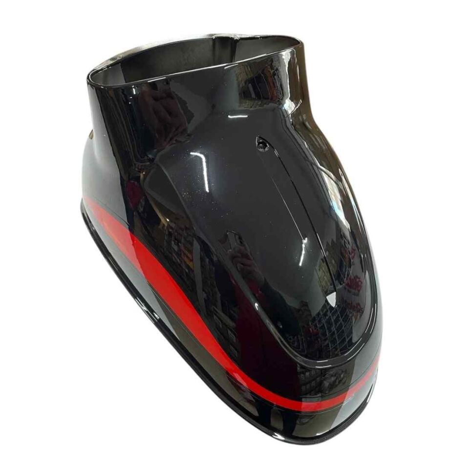 Falcon Ön Çamurluk Kırmızı/Siyah-Turtle