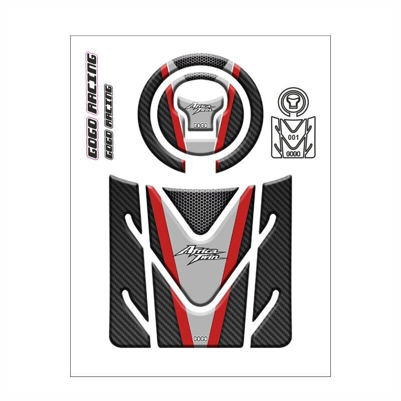 Honda Africa Twin 2016 - 2022Uyumlu Tank Pad 001
