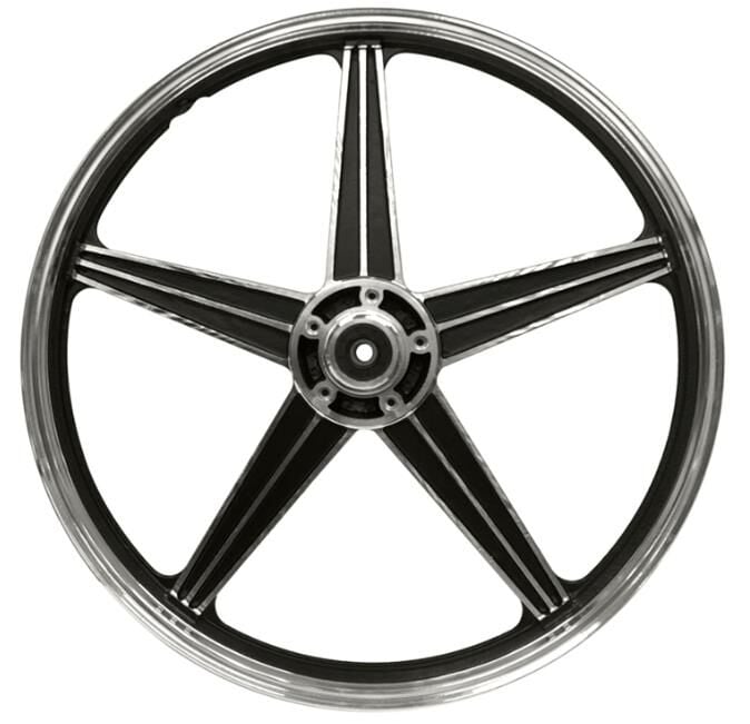 Kanuni Ön 18 Jant Diskli Siyah Alüminyum Bs125