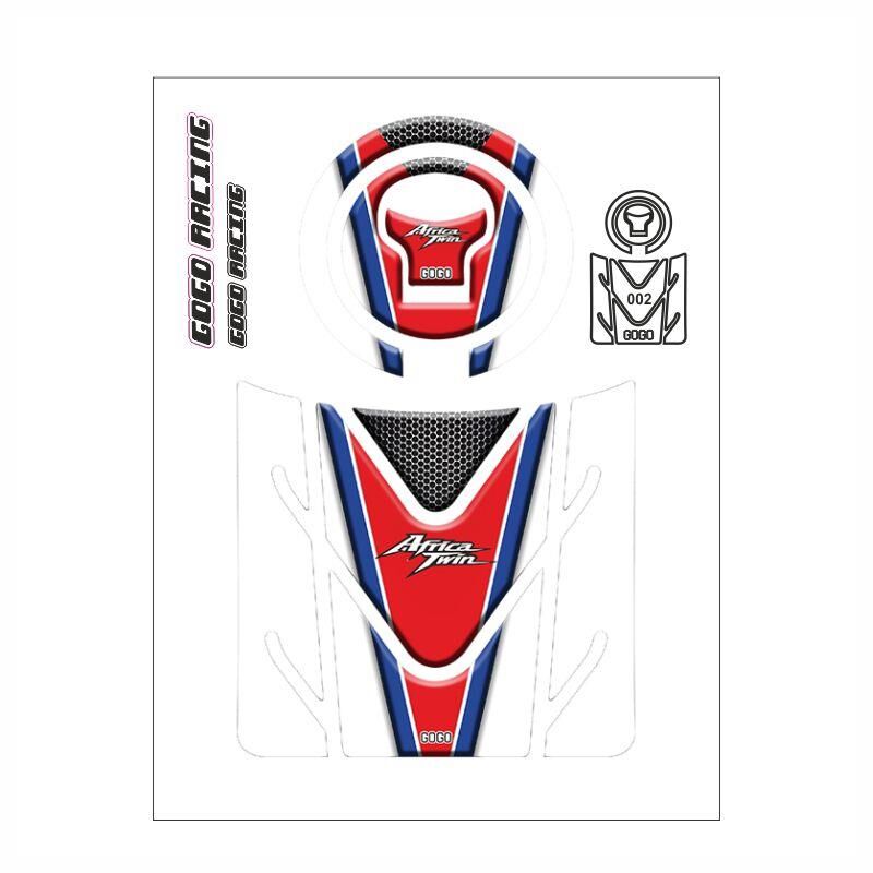 Honda Africa Twin 2016 - 2022 Uyumlu Tank Pad 002