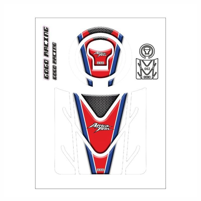 Honda Africa Twin 2016 - 2022 Uyumlu Tank Pad 002